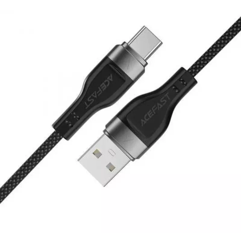 ACEFAST C11-04 Cable USB-A a USB-C 3A Magnético Trenzado 1,2m Negro