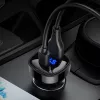 ACEFAST cargador de coche 66W USB Type-C / USB, PPS, Power Delivery, Quick Charge 4.0, AFC, FCP negro (B4 black)