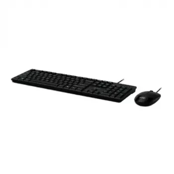 Conjunto de teclado y ratón con cable Acer AAK400 - Distribución US - Negro - Retail Pack