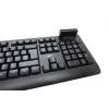 Acer AKW320 Teclado con cable con lector de tarjeta inteligente, distribución US-International, Negro