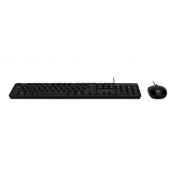 Conjunto de teclado y ratón con cable Acer Combo 100 AKW900 + AMW920, distribución US-International, Negro, Retail Pack