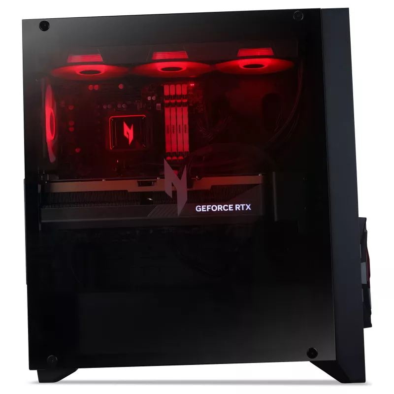Acer Nitro 70 N70X3D-100 PC de sobremesa gaming, AMD Ryzen 7 9800X3D, 32GB DDR5, 1TB SSD, RTX 5070, Windows 11 Home