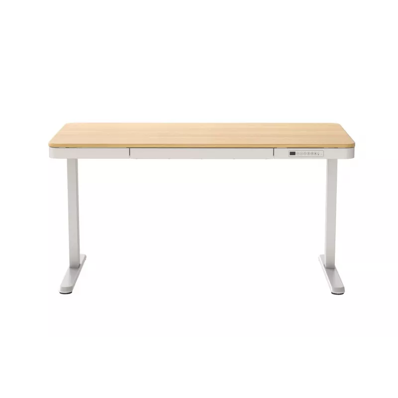 Escritorio de altura regulable eléctrico ACJ ACTIVEJET 120x60 ET119S blanco/roble