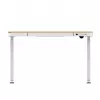 Escritorio de altura regulable eléctrico ACJ ACTIVEJET 120x60 ET119S blanco/roble