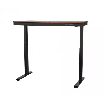 Escritorio eléctrico regulable en altura ACJ ACTIVEJET ET119S-CZ/O 120x60 cm negro/nogal