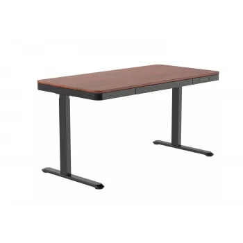 Escritorio eléctrico regulable en altura ACJ ACTIVEJET ET119S-CZ/O 120x60 cm negro/nogal