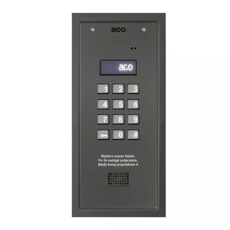 ACO CDNP7ACC ST (G3) Unidad de control maestra y esclava de portero automático digital