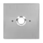 ACO INS-OB-60 pulsador de contacto de cierre iluminado, enrasado, acero inoxidable, para caja de instalación eléctrica O60