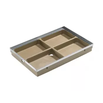 ACO Vario Sumidero de suelo parte inferior 75x50 DN 75/DN 50 negro
