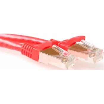 ACT Cable de red Cat6a S/FTP PiMF rojo de 1,50m IB5051