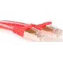 ACT Cable de red Cat6a S/FTP PiMF rojo de 1,50m IB5051