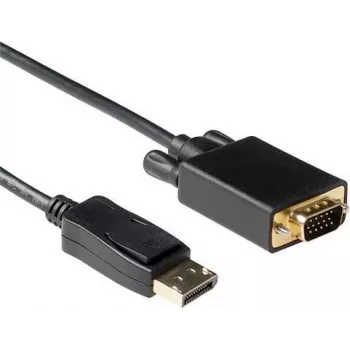 ACT Cable de conversión DisplayPort conector macho a VGA conector macho de 2m (AK3999)