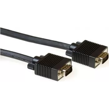 ACT AK4250 Cable VGA 0,5m macho a macho negro