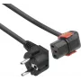 ACT AK5257 Cable de alimentación Negro 3 m CEE 7/7 a conector hembra C13