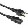 Cable de alimentación ACT AK5443 NEMA 5-15P a IEC C13, 1 m, negro