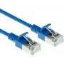 ACT cable de red Slimline U/FTP CAT6A LSZH azul de 5m para datacenter con conectores RJ45, snagless (DC7605)