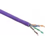 ACT Cat 6 U/UTP Cable de instalación sólido, LSZH, CPR Dca, 24AWG, violeta, 305m (XS6003)
