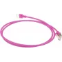 ACT Cable de red patch Slimline Snagless U/FTP CAT6A LSZH rosa de 3m para datacenter con conectores RJ45 (DC7403)
