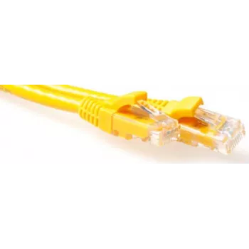 ACT Cable de red U/UTP CAT6A LSZH amarillo de 1,5m con conectores RJ45 IB1951