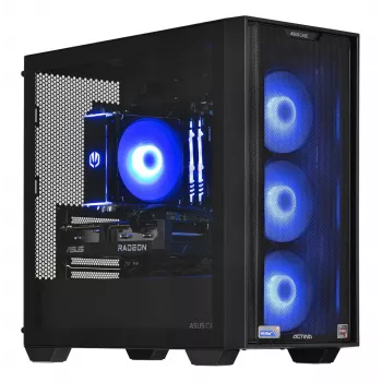ACTINA PC AMD Ryzen 5 5600 16 GB DDR4-SDRAM 1 TB SSD AMD Radeon RX 7600 Mini Tower negro