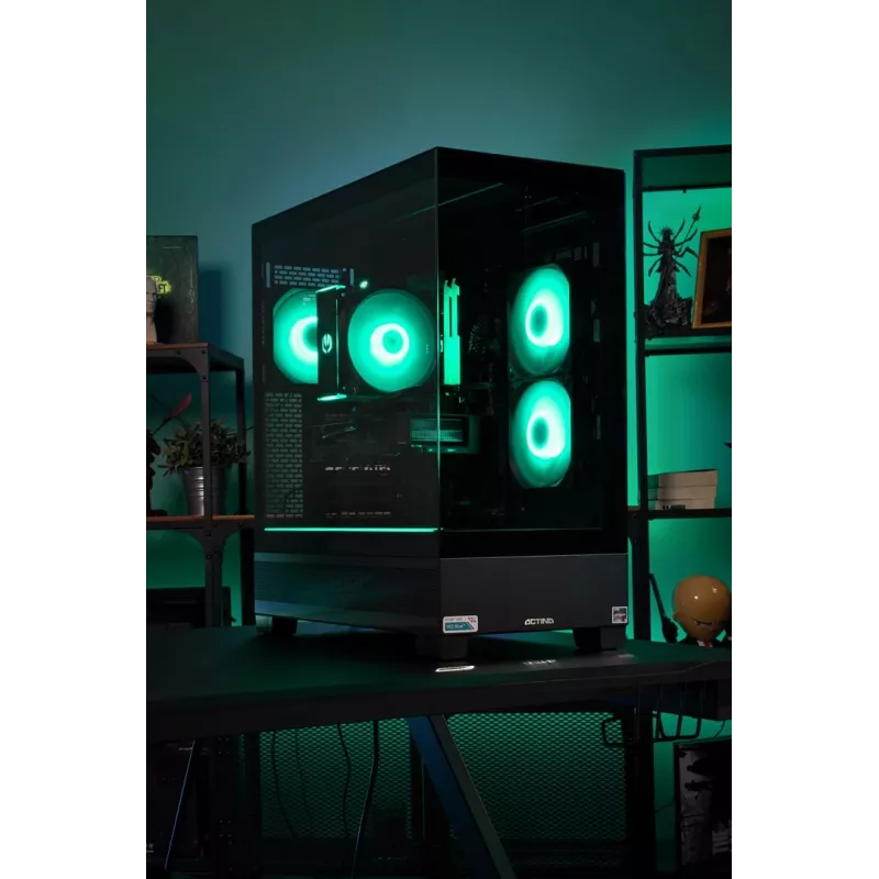 ACTINA PC AMD Ryzen 5 5600X 32 GB DDR4-SDRAM 1 TB SSD NVIDIA GeForce RTX 5060 torre Midi negra
