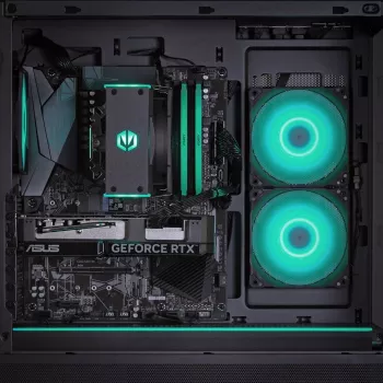 ACTINA PC AMD Ryzen 5 7600 32 GB DDR5-SDRAM 1 TB SSD NVIDIA GeForce RTX 5070 torre Midi negra
