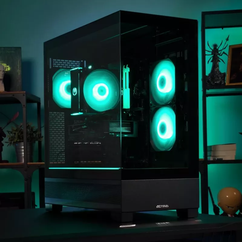 ACTINA PC AMD Ryzen 7 5700X 16 GB DDR4-SDRAM 1 TB SSD NVIDIA GeForce RTX 5070 Midi Tower negro