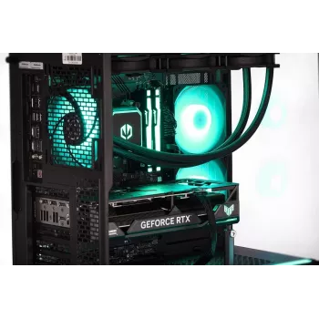 Actina PC AMD Ryzen 7 7800X3D 32 GB DDR5-SDRAM 1 TB SSD AMD Radeon RX 9070 XT torre Midi negra