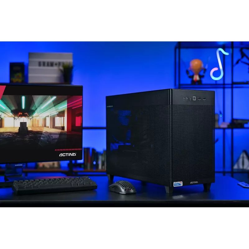 ACTINA PC AMD Ryzen 7 7800X3D 32 GB DDR5-SDRAM 1 TB SSD NVIDIA GeForce RTX 5070 Ti Mini Tower negro