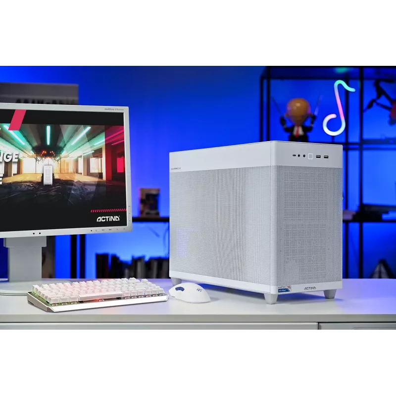 Actina PC AMD Ryzen 7 7800X3D 32 GB DDR5-SDRAM 1 TB SSD NVIDIA GeForce RTX 5070 Ti Mini Tower blanco