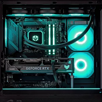 ACTINA PC AMD Ryzen 7 7800X3D 32 GB DDR5-SDRAM 2 TB SSD NVIDIA GeForce RTX 5080 Windows 11 Home torre Midi negra