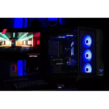 ACTINA PC AMD Ryzen 7 7800X3D 32 GB DDR5-SDRAM 2 TB SSD NVIDIA GeForce RTX 5090 torre Midi negra