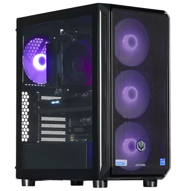 Actina PC AMD Ryzen 7 8400F 32 GB DDR5-SDRAM 1 TB SSD Intel Arc B580 Midi Tower negro