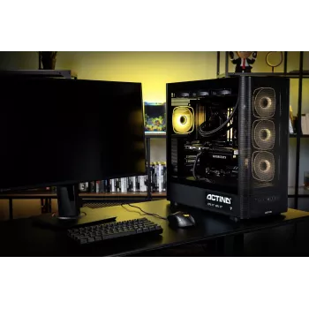 ACTINA PC AMD Ryzen 7 9850X3D 32 GB DDR5-SDRAM 2 TB SSD NVIDIA GeForce RTX 5090 Windows 11 Home torre Midi negra