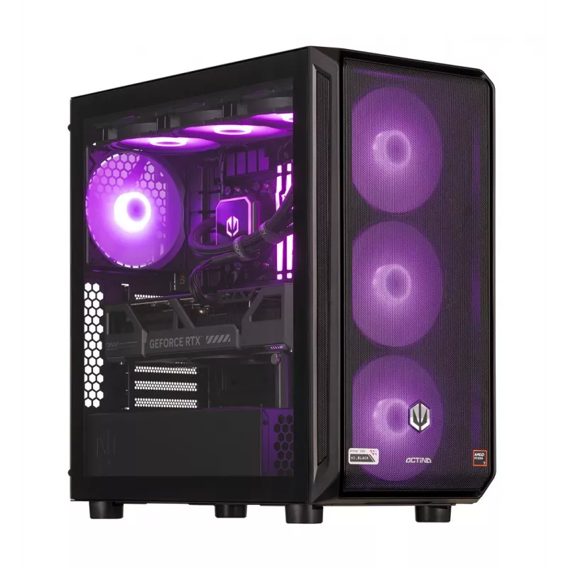 Actina PC AMD Ryzen 9 9900X 32 GB DDR5-SDRAM 2 TB SSD NVIDIA GeForce RTX 5070 Ti Midi Tower negro