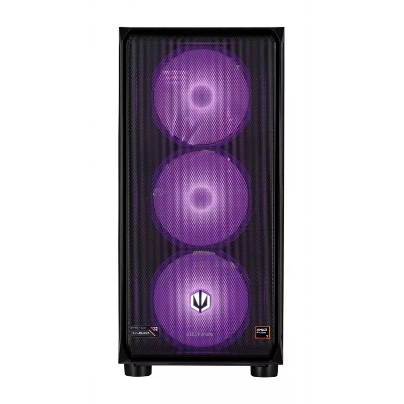 Actina PC AMD Ryzen 9 9900X 32 GB DDR5-SDRAM 2 TB SSD NVIDIA GeForce RTX 5070 Ti Midi Tower negro