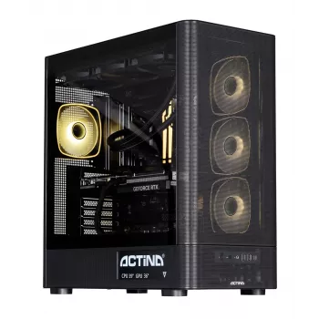 Actina PC AMD Ryzen 9 9900X3D 32 GB DDR5-SDRAM 1 TB SSD NVIDIA GeForce RTX 5070 Ti Windows 11 Home Midi Tower negro