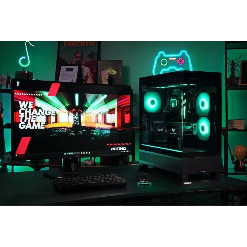 ACTINA PC Intel Core i5-14600KF 32 GB DDR5-SDRAM 1 TB SSD NVIDIA GeForce RTX 5060 Midi Tower negro