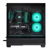 PC de sobremesa gaming Actina View 5500/16GB/1TB/RX9060XT/650W - AMD Ryzen 5 5500, 16GB DDR4, 1TB SSD, Radeon RX 9060 XT, torre Midi, negro