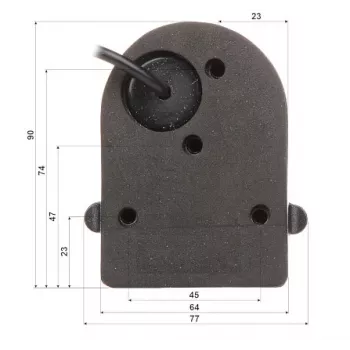 AUTONE ATE-CAM-AHD735HD cámara AHD móvil, 1080p, objetivo de 2,8 mm, IR hasta 10 m