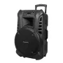 ACTIVE KEY Altavoz activo con 2 micrófonos inalámbricos UHF, SD, Bluetooth, FM, USB, 60 vatios