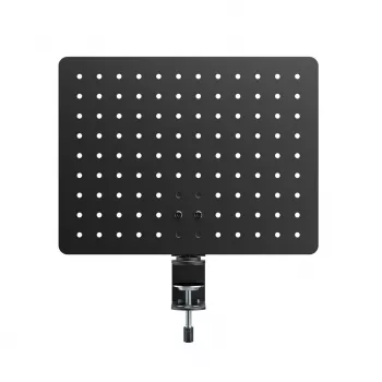 Activejet APB-002B Organizador de escritorio giratorio con panel perforado, Negro mate