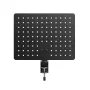 Activejet APB-002B Organizador de escritorio giratorio con panel perforado, Negro mate