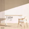 Activejet APB-002W Organizador de escritorio giratorio con panel perforado, Gris y Blanco
