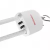 Activejet Lanyard con cable de carga 3 en 1, blanco