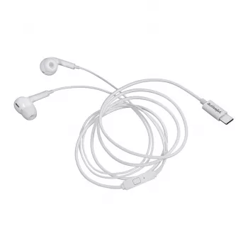 Activejet Auriculares con cable Type-C blancos
