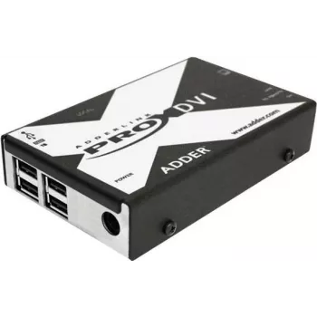 Adder AdderLink X Series X-DVI PRO extensor KVM - DVI-D, USB 2.0, audio, hasta 50 m por Cat5e/6/7 (X-DVIPRO-IEC)