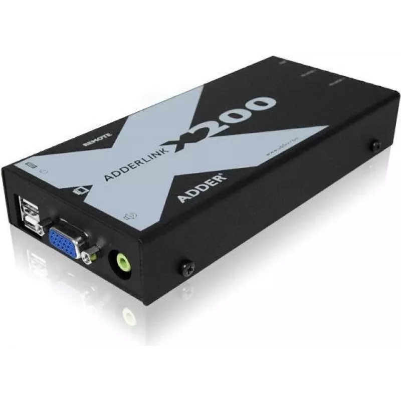 Adder X200-USB/P-IEC AdderLink X200 Extensor KVM VGA USB Set sobre CAT5/5e/6/7 hasta 100m