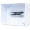 ADELID RM-NT-06T caja de distribución de superficie, 6 módulos, 1 fila, IP40, blanco/gris