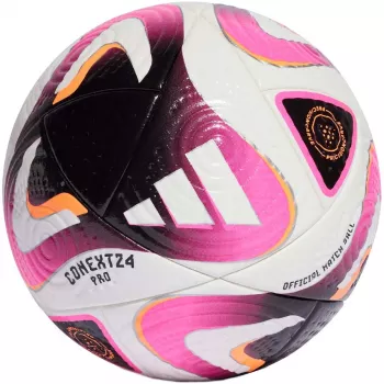 adidas Conext 24 Pro Match Balón de fútbol talla 5 blanco/rosa/negro